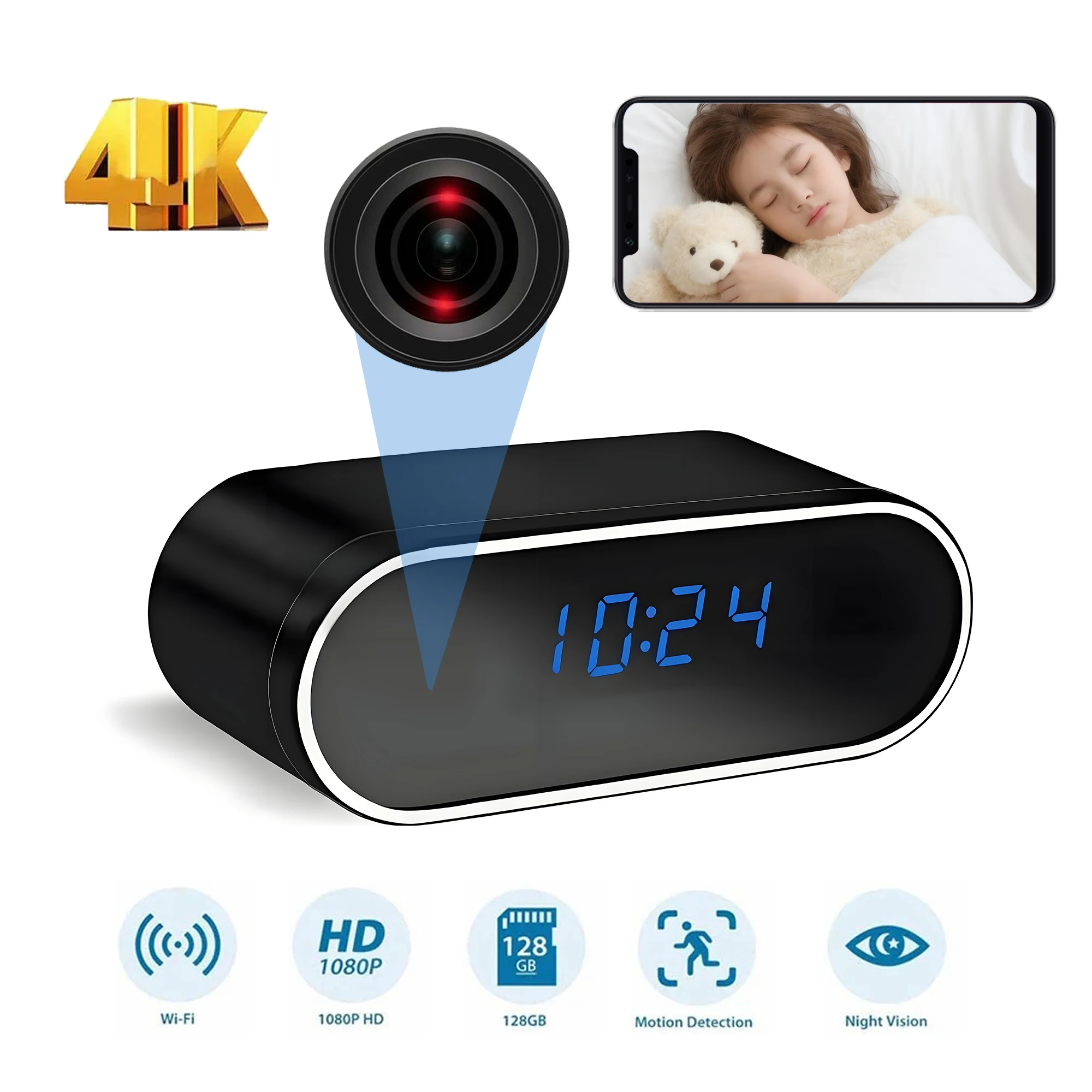 

Мини full HD1080P камера, микро домашняя фотокамера, с WiFi ИК инфракрасное ночное видение, обнаружение движения, DVR