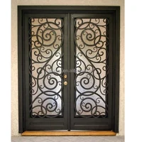 Wrought iron Entrance Door Competitive Price 1