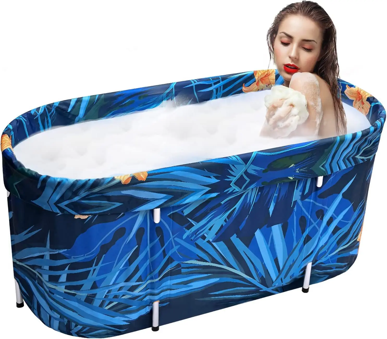 

Portable Foldable Bathtub Large Family Bathtub for SPA Soaking Bathtub Shower Room Environmentally Friendly Adult Bathing