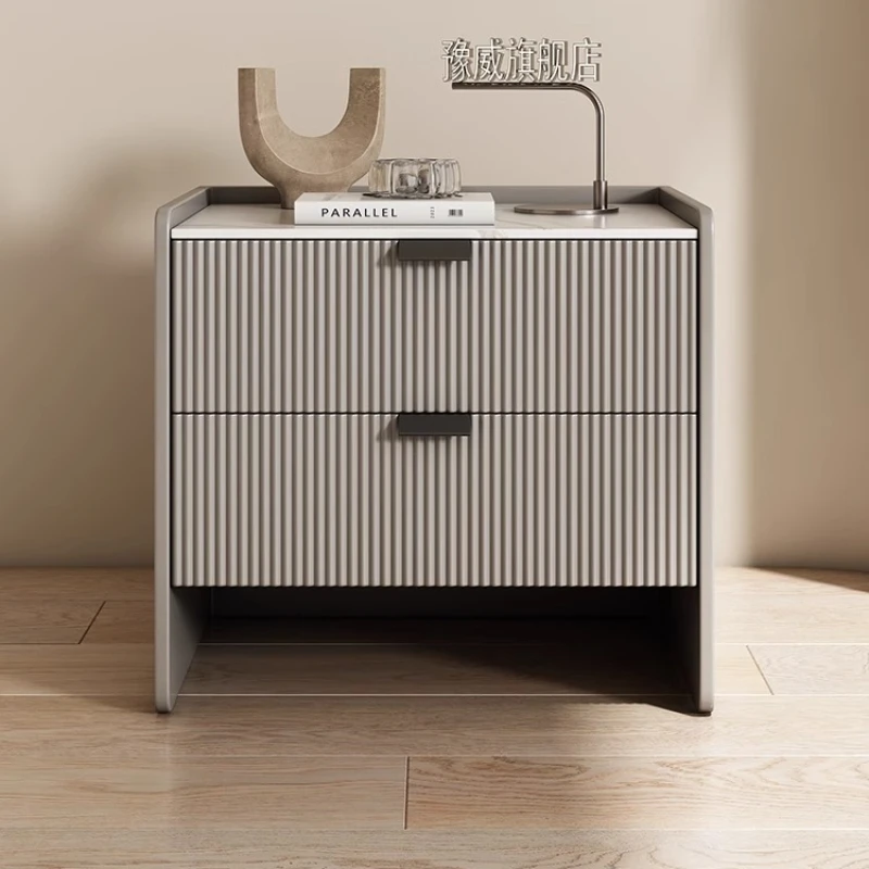 Nightstand Cheap Bedside Table Room Narrow Coffee Tables Living Auxiliary Open Cabinets Floating Sofa Side Nachttisch Bed Wood