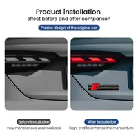 Autocollant 3D ABS pour voiture, emblème S LINE, décoration pour Audi Sline S6 S7 SQ5 SQ7 A3 A4 A5 A6 A7 A8L Q3 Q4 Q5 Q6 Q7 Q8 TT, 2 pièces 4