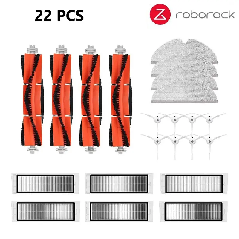 For Xiaomi 1 1S Roborock S5 S6 MAX S6 Pure Accessories Vacuum Cleaner Parts Washable Mop Cloth HEPA Filter Main Brush Side Brush - Image 12