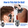 Replacement Cutter Head For Electric Shaver Razor For Men Beard Trimmer Wet and Dry 7D Floating Heads Blade 1/2/3/4pcs 4