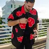 Akatsuki Button Up Hawaiian Shirt Men's Japanese casual shirt summer wear 3
