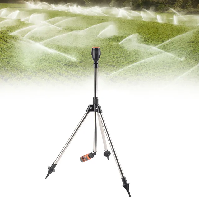 Tripod Sprinkler Automatic 360 Degree Rotating Irrigation Nozzle Agriculture Yard Garden Lawn Watering Tool