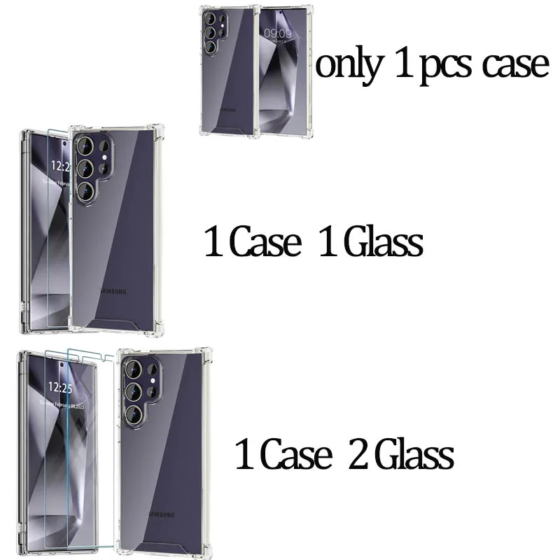 Sleek Transparent ShockProof TPU Phone Case