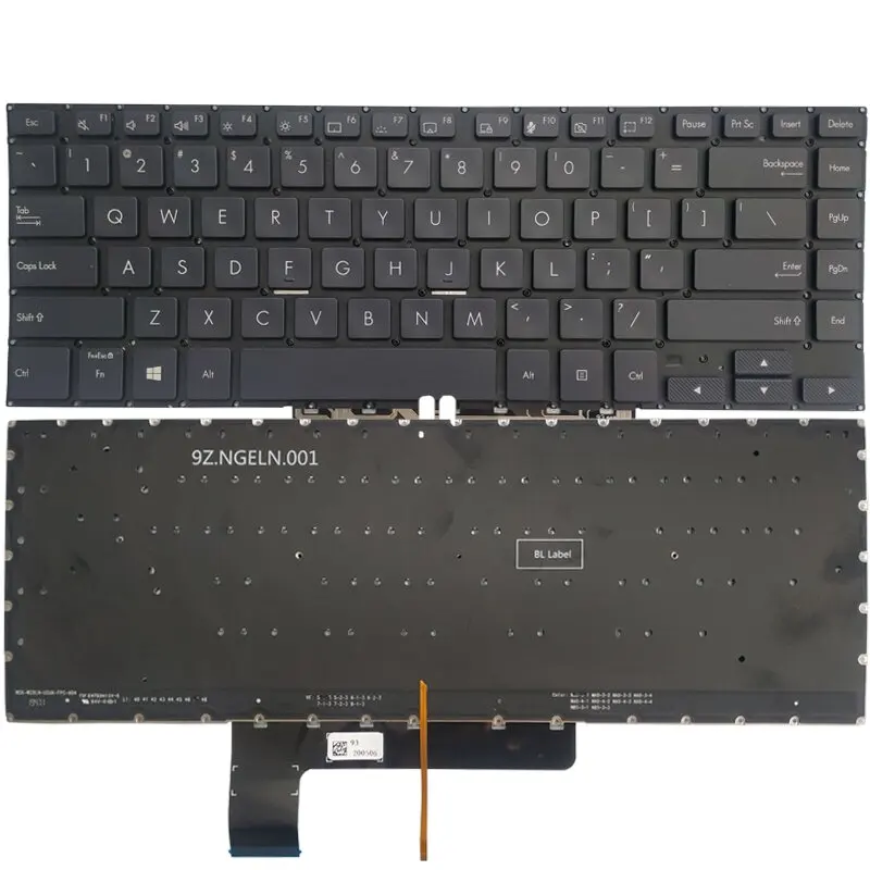 New Backlit Us Keyboard For Asus Proart Studiobook Pro 17 W700G W700G1T W700G2T W700G3T W700Gv English Black