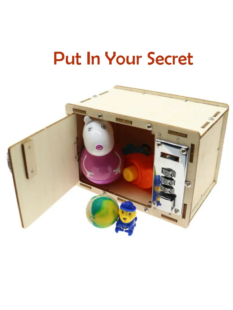 DIY Child Manual Machine Code Box Science Experimental Children's Money Money Financial Toys For Morse Code Telegraph Kit Kids Screw Assembly Kit
