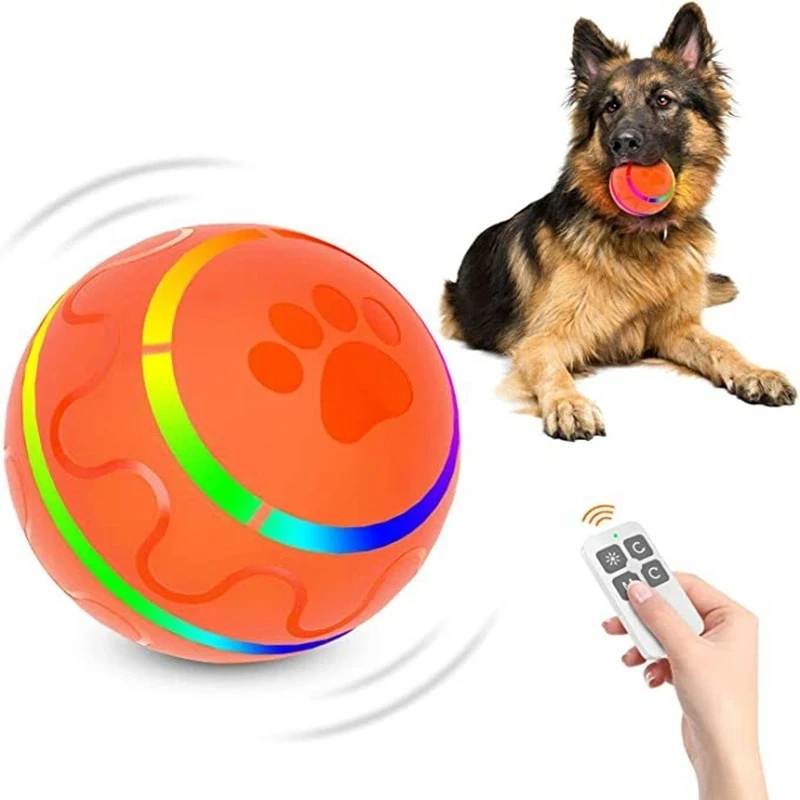 Remote-Controlled Flashing and Jumping Interactive Pet Ball