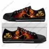 Nezha 2 Devil Boy Conquers the Dragon King Low Top Sneakers Womens Mens Teenager High Quality Custom Canvas Sneaker Couple Shoe 2