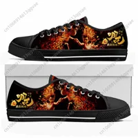 Nezha 2 Devil Boy Conquers the Dragon King Low Top Sneakers Womens Mens Teenager High Quality Custom Canvas Sneaker Couple Shoe 2