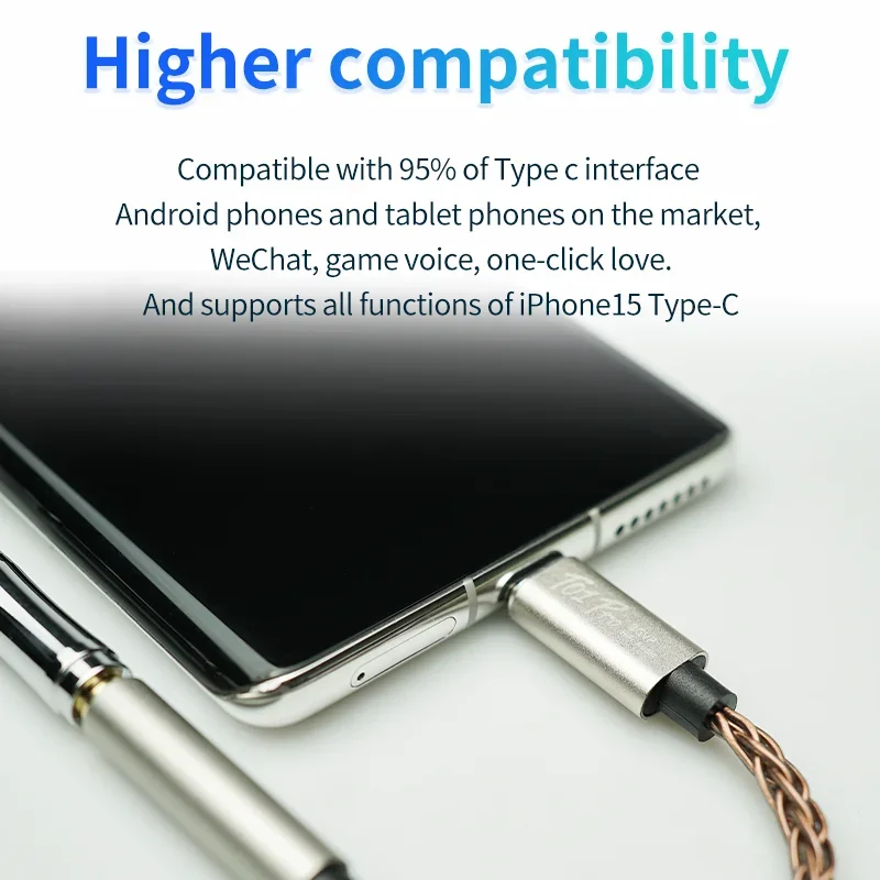 오리지널 BGVP T01 Pro Dac 디코딩 오디오 HiFi 이어폰 앰프, USB C타입-3.5mm 32 비트 디지털 디코더