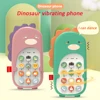 Baby Cartoon Dinosaur Music Mobile Phone Toy Soothe Sleeping Artifact Simulation Telephone Early Educational Toys Gifts For Kids 2