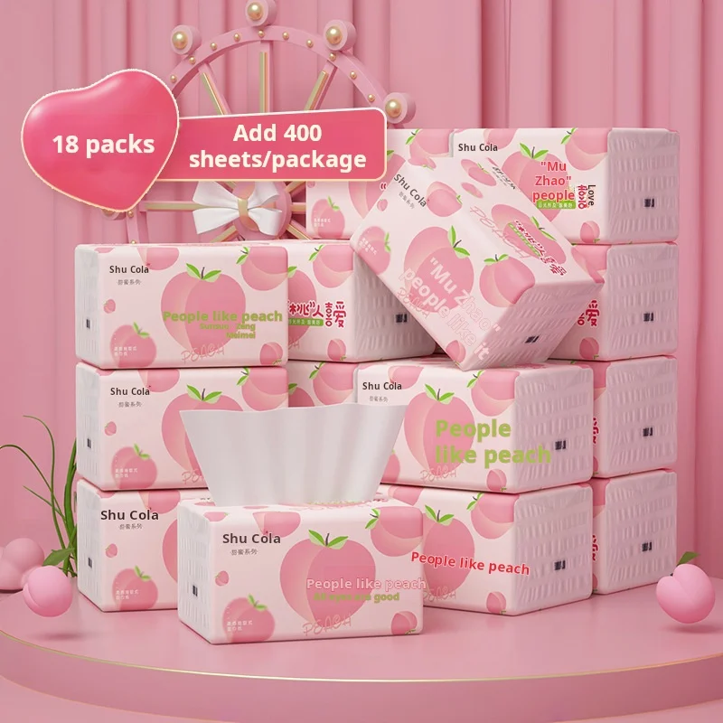 Toilet Paper 24 Packs 400 Sheets Of Large Napkins Hand Towels Facial Tissues Affordable Home Package