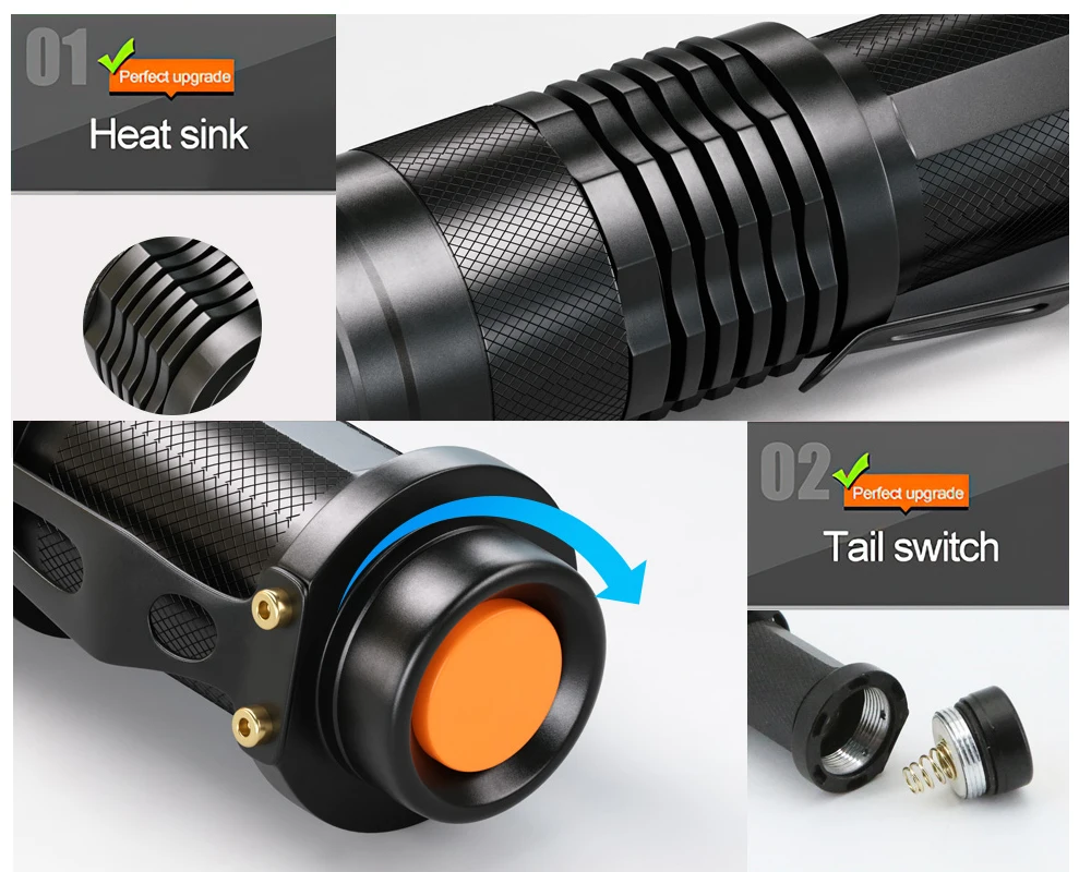 Vultech Case Torcia LED UV Luce Nera 365nm - Ricaricabile USB - Impermeabile IP65 - Per Ispezione, Autenticazione Luce 365nm - Foto 7