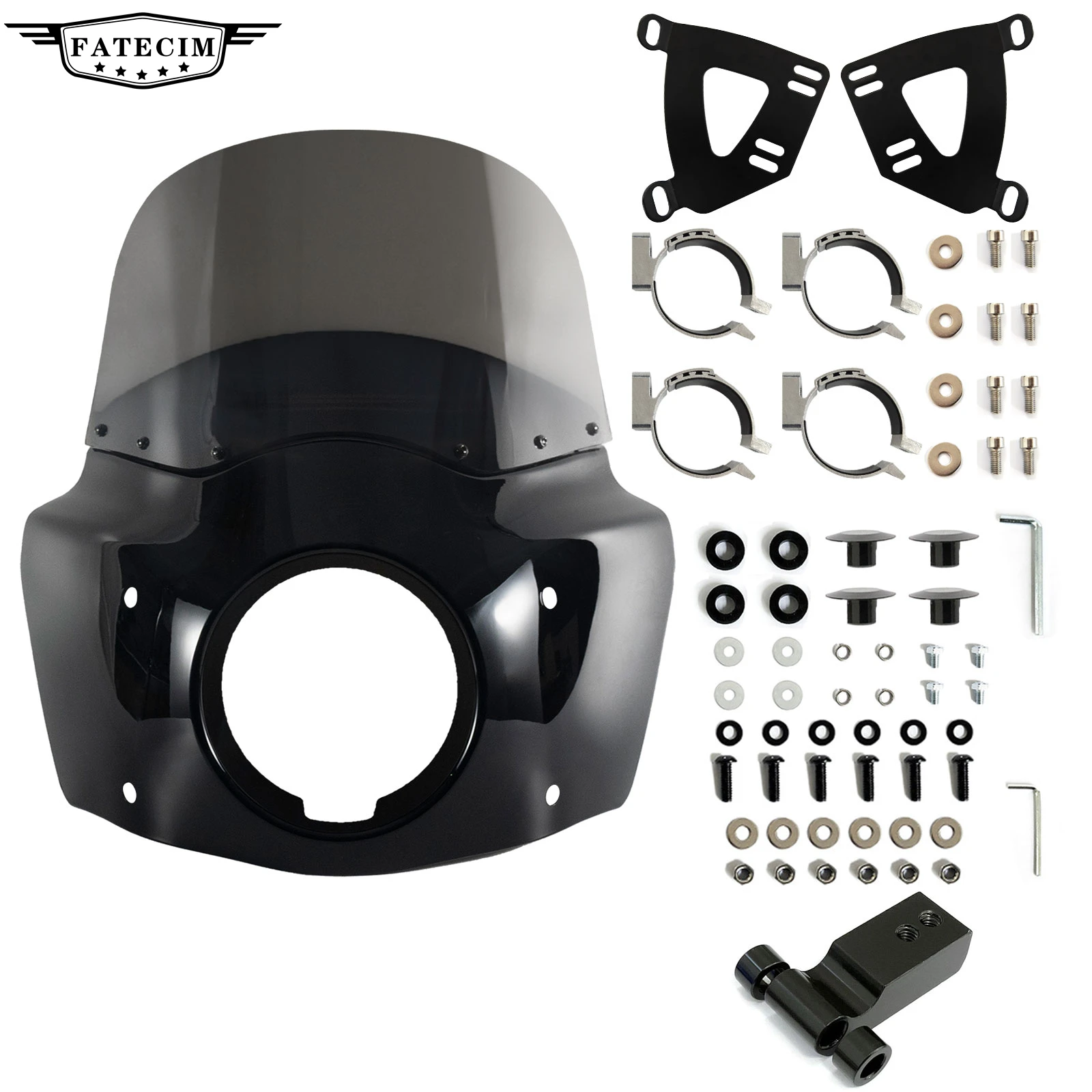 11 inch Motorcycle Front Fairing Road Warrior Fairing For Harley Softail Street Bob FXBB-24 Standard Softail FXST-motorcycle fairing