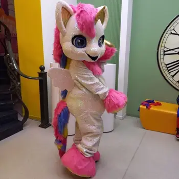 Unicorn Girl  Mascot Costume for Advertising Event Cospaly Adult Halloween Christmas Cartoon Animal Anime Show 1