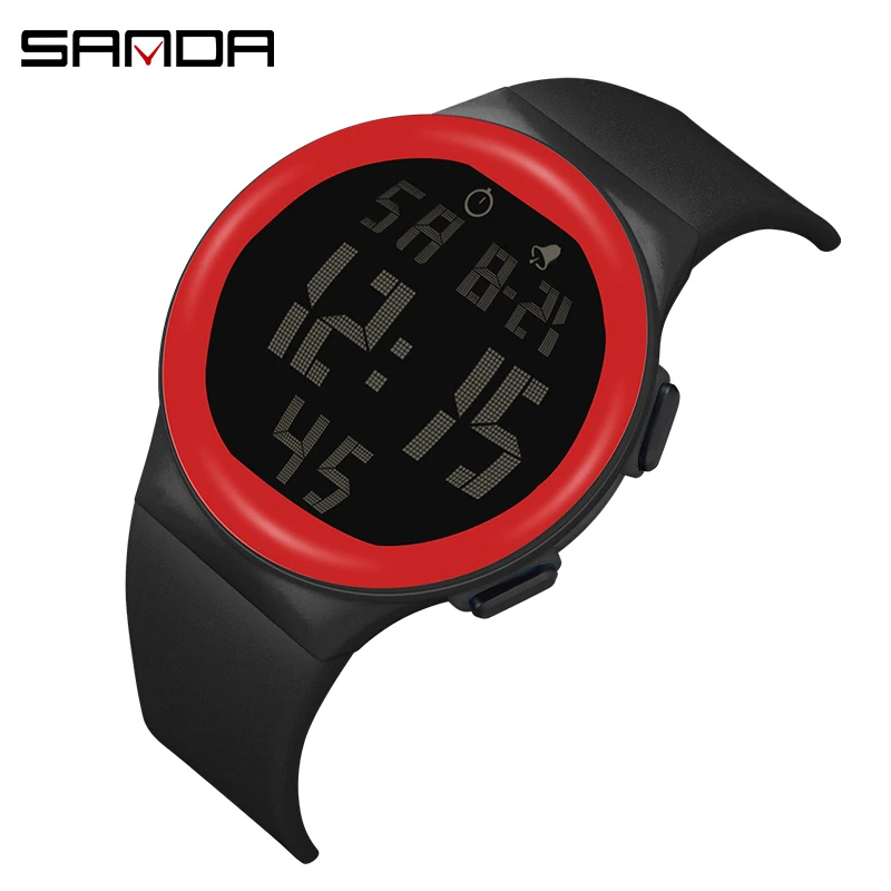 Orologio Sportivo Digitale Unisex – Impermeabile 5 ATM, Sveglia, Cronometro, Doppio Fuso, Quadrante Nero/Oro, Cinturino In PU