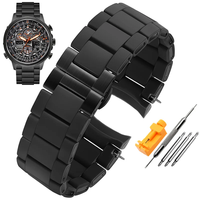 Silicone Sports Waterproof Watch Band – Breathable Rubber Strap, Blue, 22mm/23mm