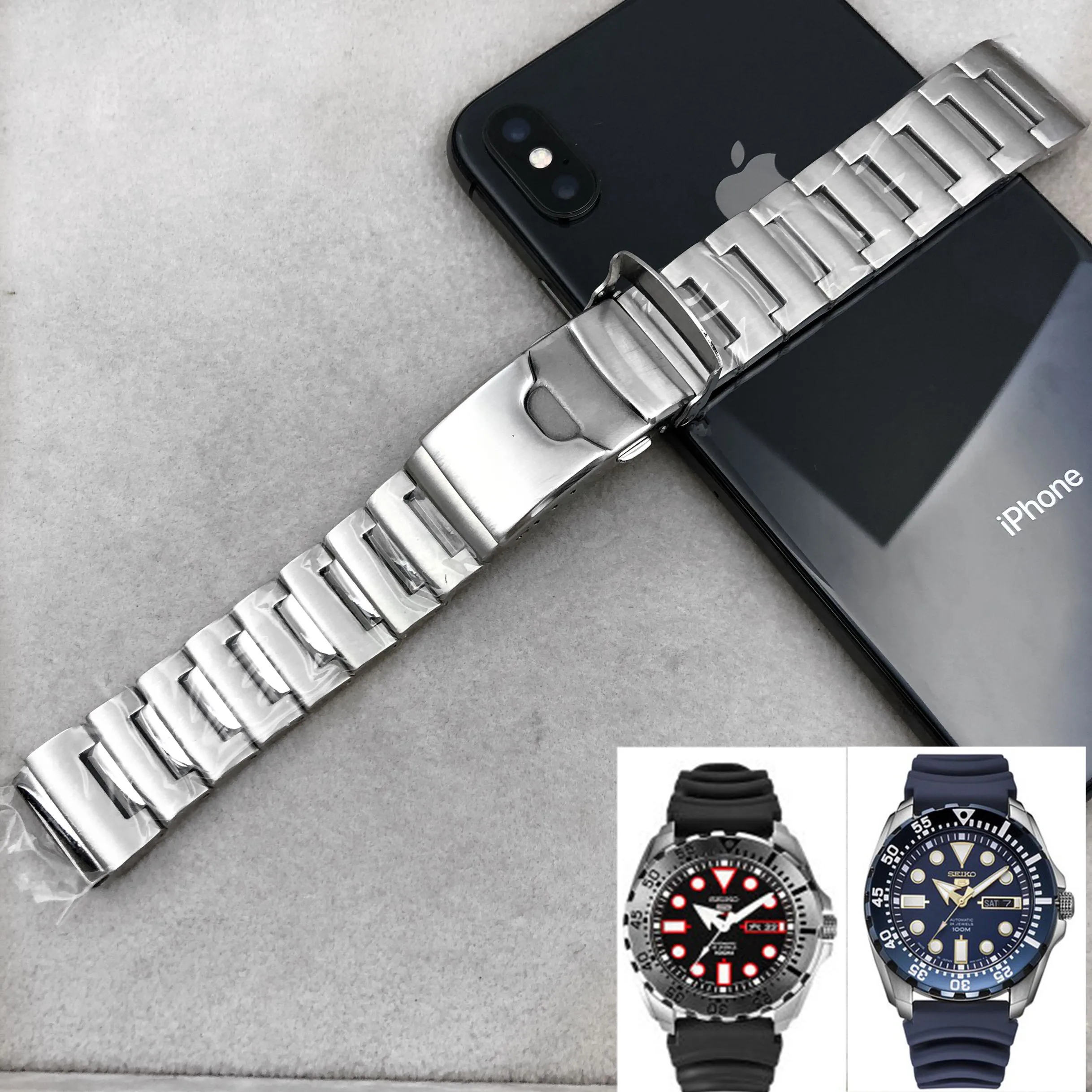 

Браслет из нержавеющей стали 316L для seiko 49X8JG SKX779 SKX779K SKX781 SKX791S KXA43 SKXA45, 20 мм