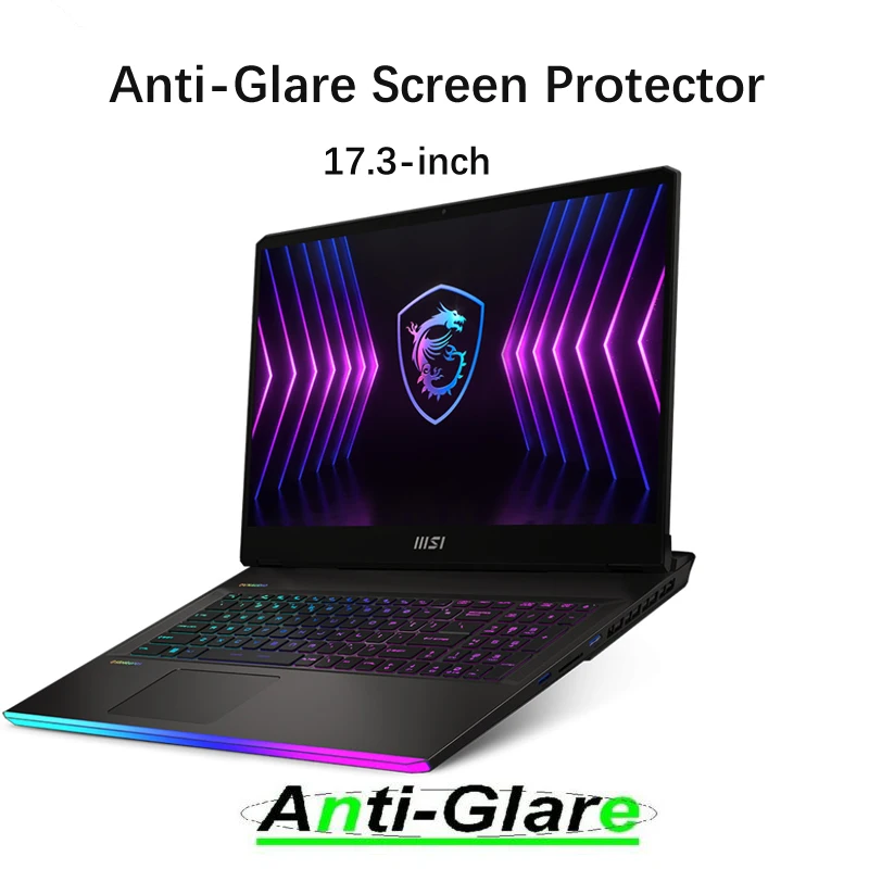 2X Proteggi Schermo Ultra Trasparente/Antiriflesso/Anti Raggi Blu Per Msi Raider Ge76 Deluxe Edition/Raider Ge77 Hx/Raider Ge76 12U 17.3"