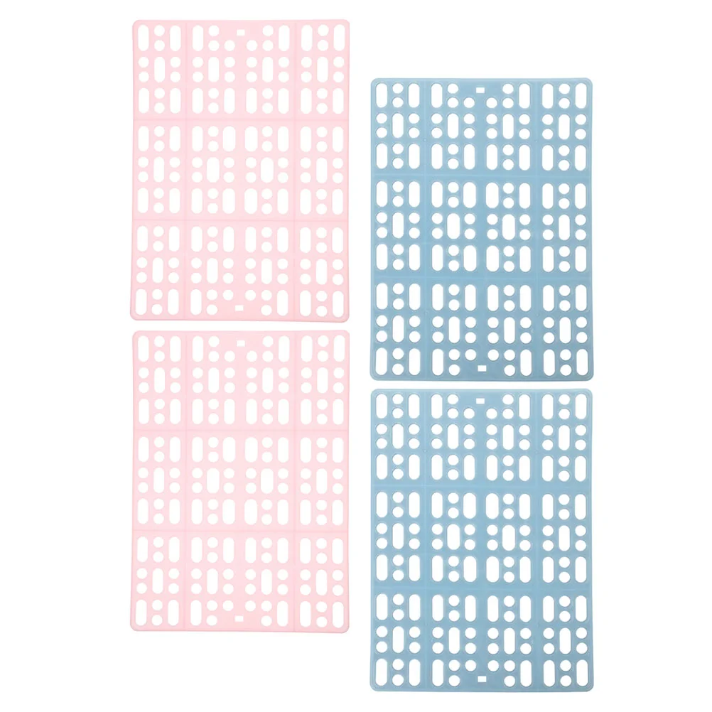 

4pcs Animal Cage Floor Cushions Rabbit Bunny Cage Foot Mats Wear-resistant Foot Pads