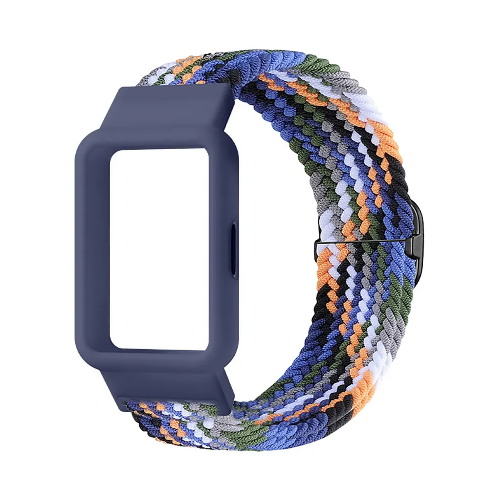Nylon Breathable Watch Strap and Case with Resiliency Loop