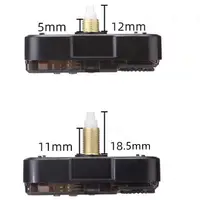 Mécanisme de balayage silencieux pour la décoration intérieure, accessoires d'horloge, mouvement de montre, pièces d'horloge à quartz 6