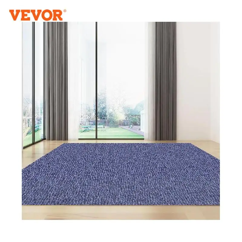 VEVOR Blue Marine Boat Carpet 6x52.5ft Waterproof Polyester
