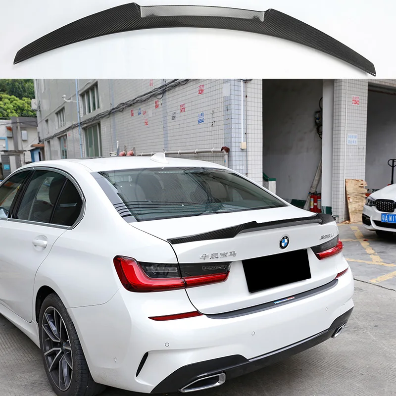 

Для новых BMW 3 серии G20 spolier 2020-2023 M4 Стиль FRP/Настоящее углеродное волокно спойлер BMW G28 задний багажник тюнинг Корпус Комплект