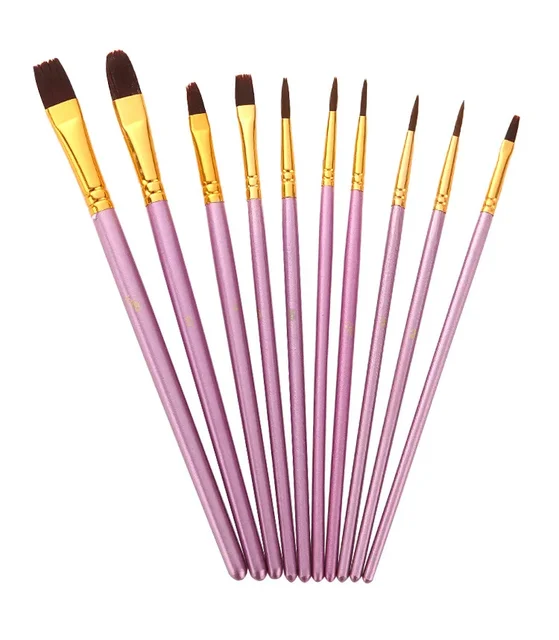 10pcs Round Painting Brush Set 5