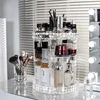 Rotating Makeup Organizer Adjustable Durable Spinning Cosmetics Perfume Skincare Product Sorting Shelf Bathroom Accessories 1