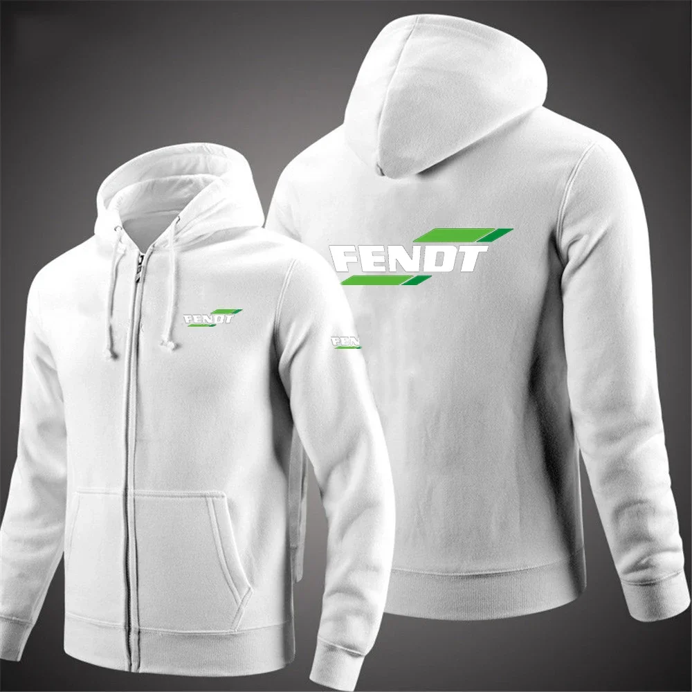 New Men's Fendt Printing Sweatshirt Solid Hoodies Fashion Comfortable Fleece Hip Hop Harajuku Casual Zipper Jacket Coat 3
