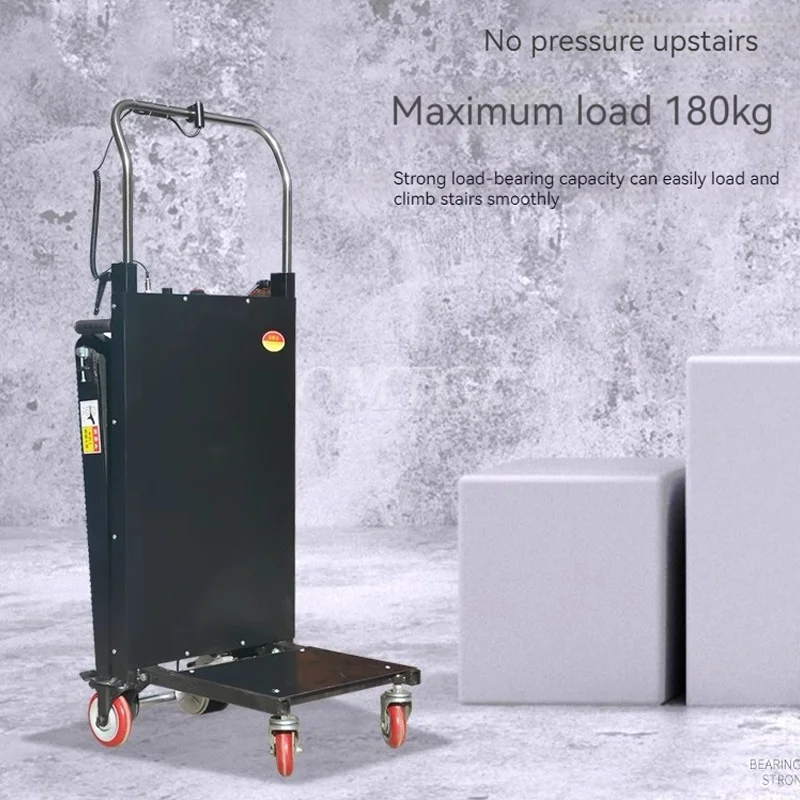 

Электрическая тележка для подъема по лестнице, 48 В, 72 Ач, тележка для грузоподъема, Складная ручная тележка гусеничного типа вверх и вниз, 150/250/350 кг, 400 кг