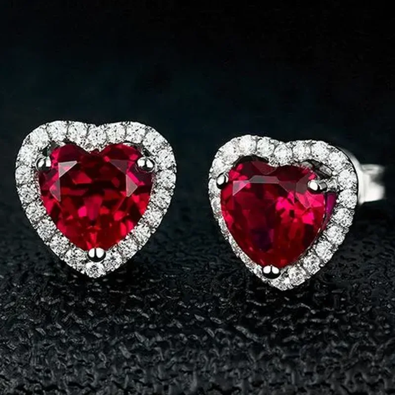 Boxed Heart Ruby UV-getestete Blutrubine, hochwertig geschliffene lose Edelsteine, VVS-Edelsteine zum Einsetzen und Sammeln für die Schmuckherstellung – Detail 2