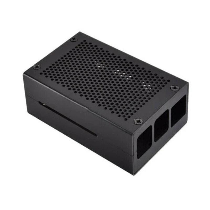 라즈베리 파이 3 모델 B + 알루미늄 케이스, 금속 인클로저 실버, 그린 블랙 케이스, RPI 3 박스, 라즈베리 파이 3 모델 B 호환