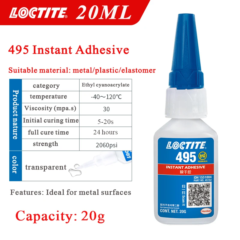 Colle haute temperature 407 LOCTITE