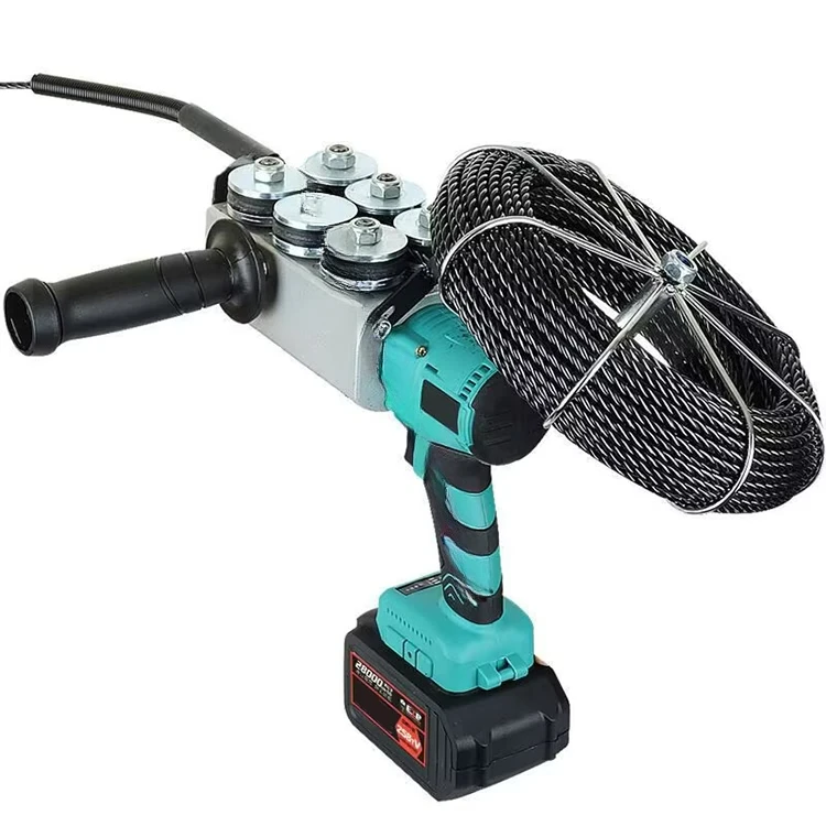 

New Construction Lithium Cordless Stringing Machine Cable Automatic Wall Lead Wire Electric Rechargeable Wall Threading Machine