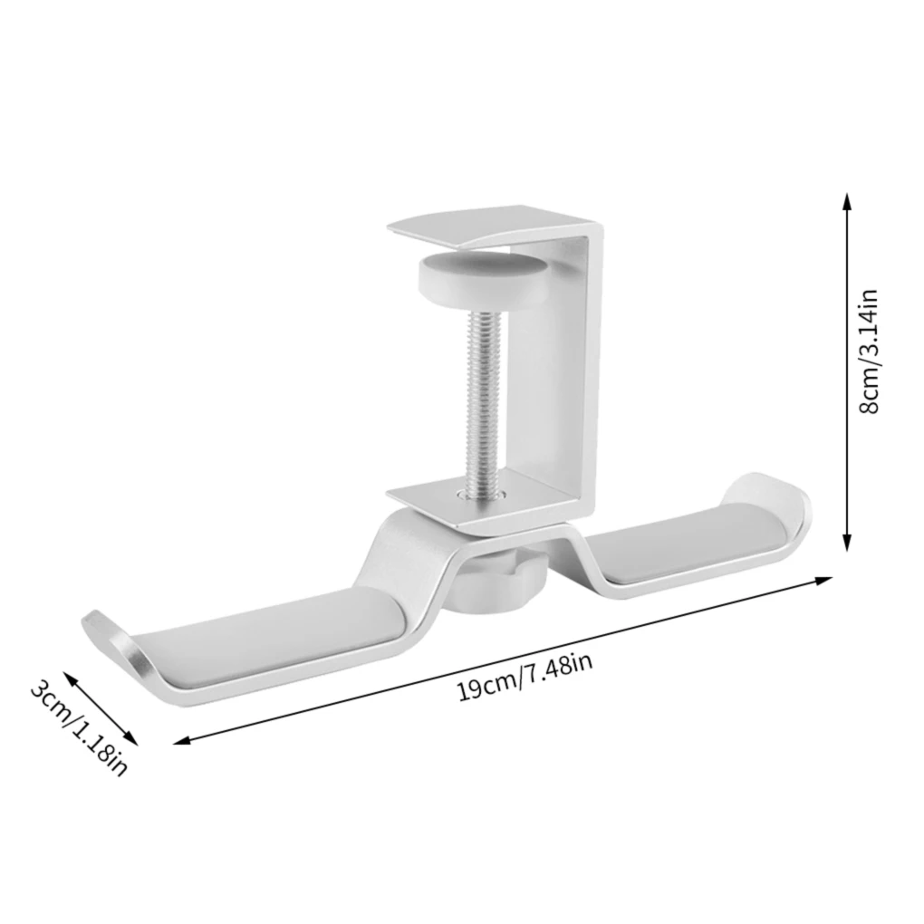 

Настольная металлическая подставка для наушников