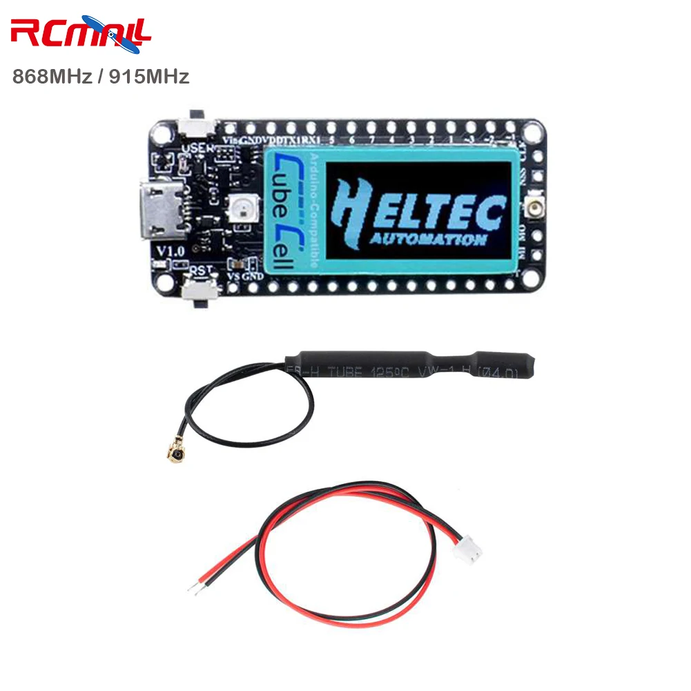 

HTCC-AB02 Development Board CubeCell Dev-Board Plus with 0.96-inch OLED Display ASR6502 SX1262 868MHz 915MHz for Arduino LoRaWAN