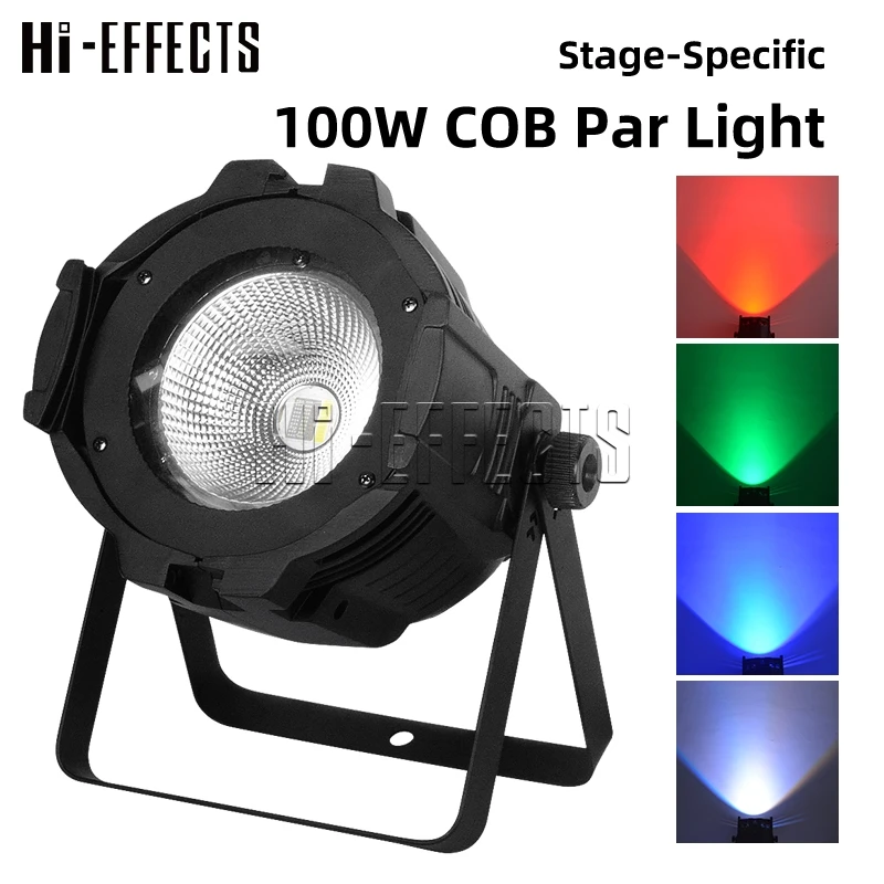 

100W Par Light COB Surface Light LED RGB Light Aluminum Surface Light DMX Strobe Effect Stage Light For DJ Concert Wedding