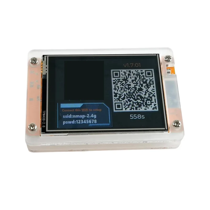 1PCS/2PCS/4PCS NerdMiner V2 377KH/s ESP32 개발 보드 모듈 드라이버 2.8인치 디스플레이 저항막 터치스크린 + 아크릴 케이스