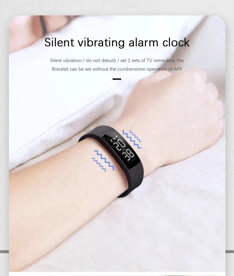 MOVER MY-T8 Wristband 8 Smart Bracelet AMOLED Blood Oxygen Fitness Tracker Heart Rate Bluetooth Waterproof Bracelet 8