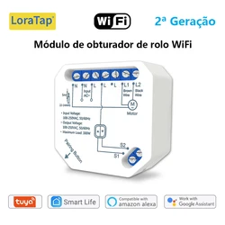 Smart WiFi Curtain Switch for Voice-Controlled Window Blinds (Curtain Module)