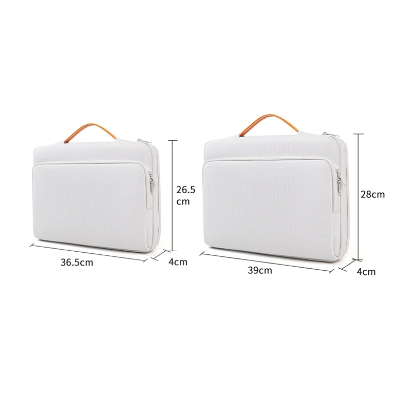 Borsa a tracolla per laptop 13 14.2 15 16 pollici, custodia per notebook per Macbook HP Dell Acer, borsa da viaggio antiurto per computer, valigetta da lavoro - immagine 6