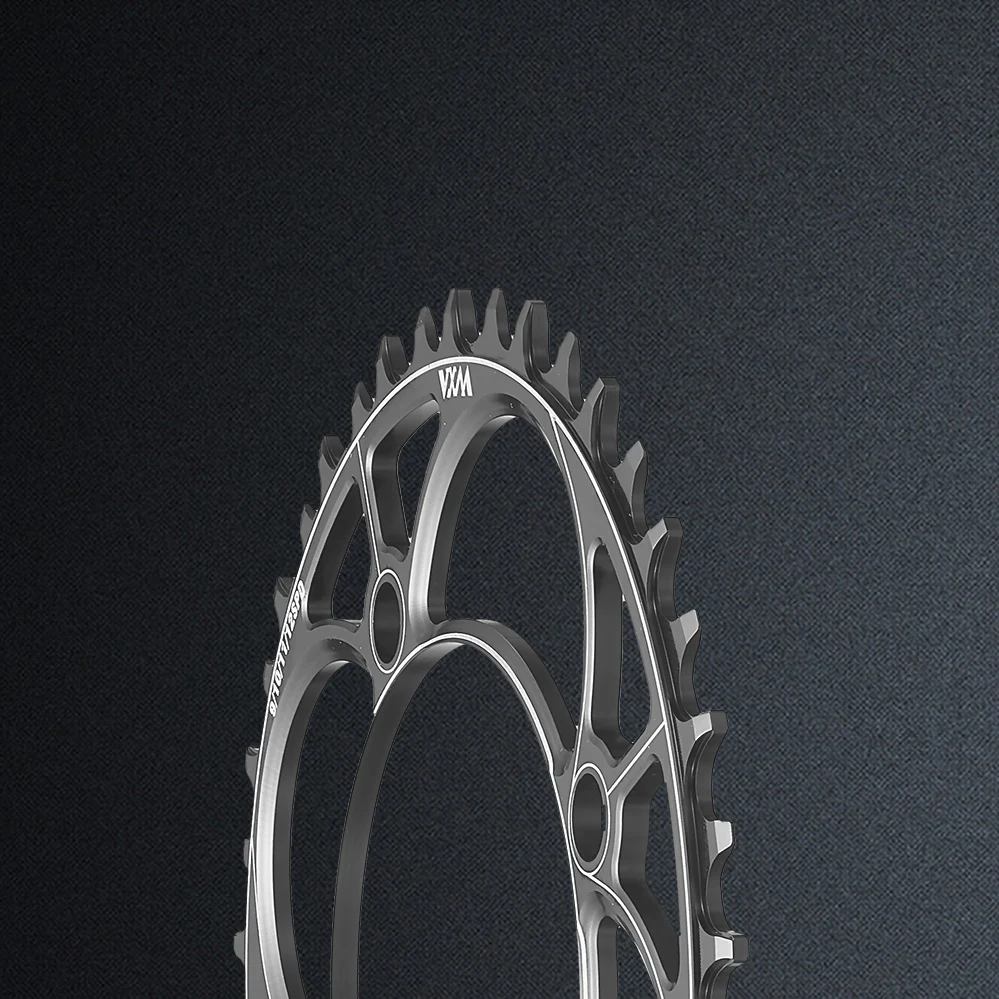 104BCD 좁은 와이드 라운드 체인링 40T 42T 44T 46T 48T 50T 52T 산악 자전거 체인휠 MTB 크랭크셋