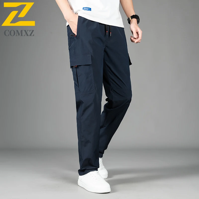 EiAO Men's Spring  Work Pants Outdoor Hiking Windproof Waterproof Multi-Pocket Camping Fishing Lightweight Durable Casual 2025