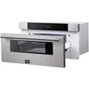FORNO Capoliveri 30 Inch Stainless-Steel 1000 Watts Microwave Drawer 1.2 cu.ft. 3