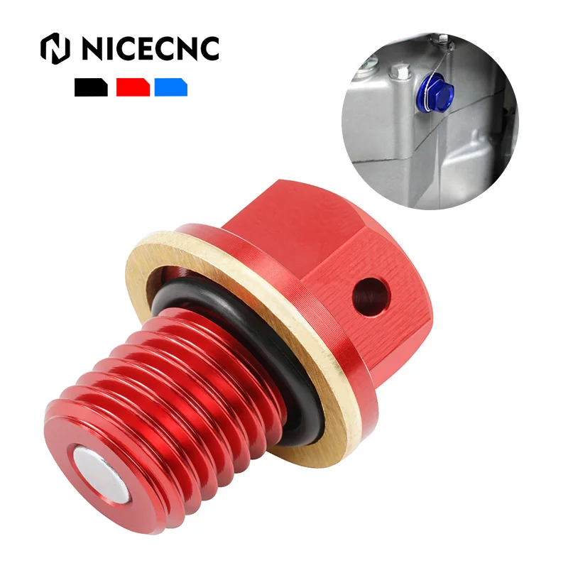 

NICECNC M12x1.5 Oil Drain Plug Bolt For Honda CBR 250RR 400RR 600RR 900RR 954RR 1000RR 125R 250R 300R 400R 500R CB RVT 1000R VFR