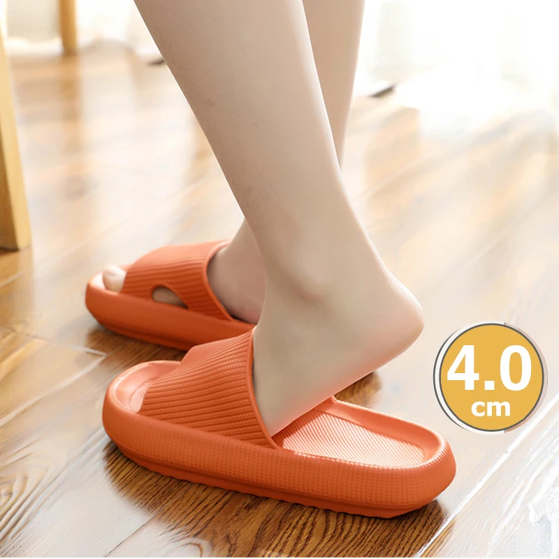 Neue Dicke Plattform Badezimmer Hause Frauen Mode Weiche Sohle Eva Indoor Sandalen Nicht-Slip Flip Flop Männer Hausschuhe_voghion.com